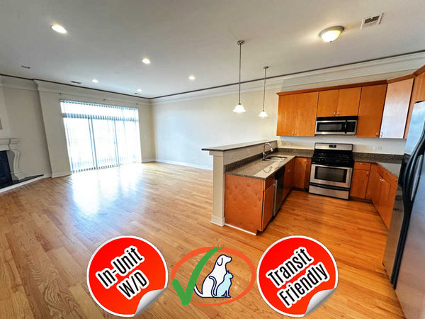 2 Bed 2 Bath  | 4518 N Kedzie #2A  |  Albany Park