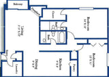 2 Bed 2 Bath  |  1330-C Brook St  |  St. Charles